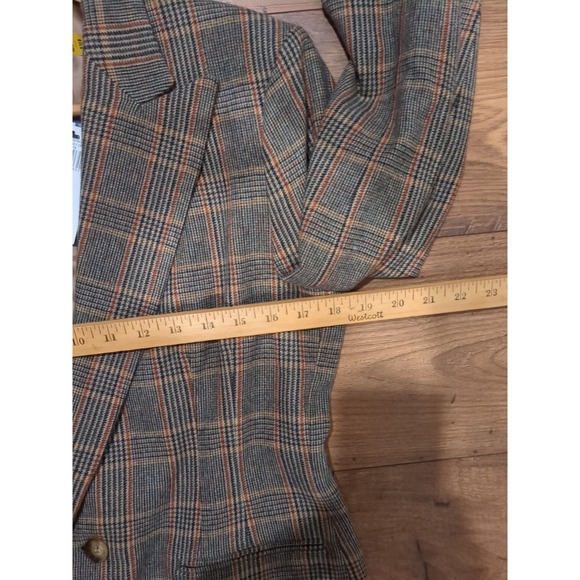 NWT Polo Ralph Lauren Womens Sz 12 Wool Blend Plaid Sportscoat Blazer Sportscoat - Picture 13 of 16